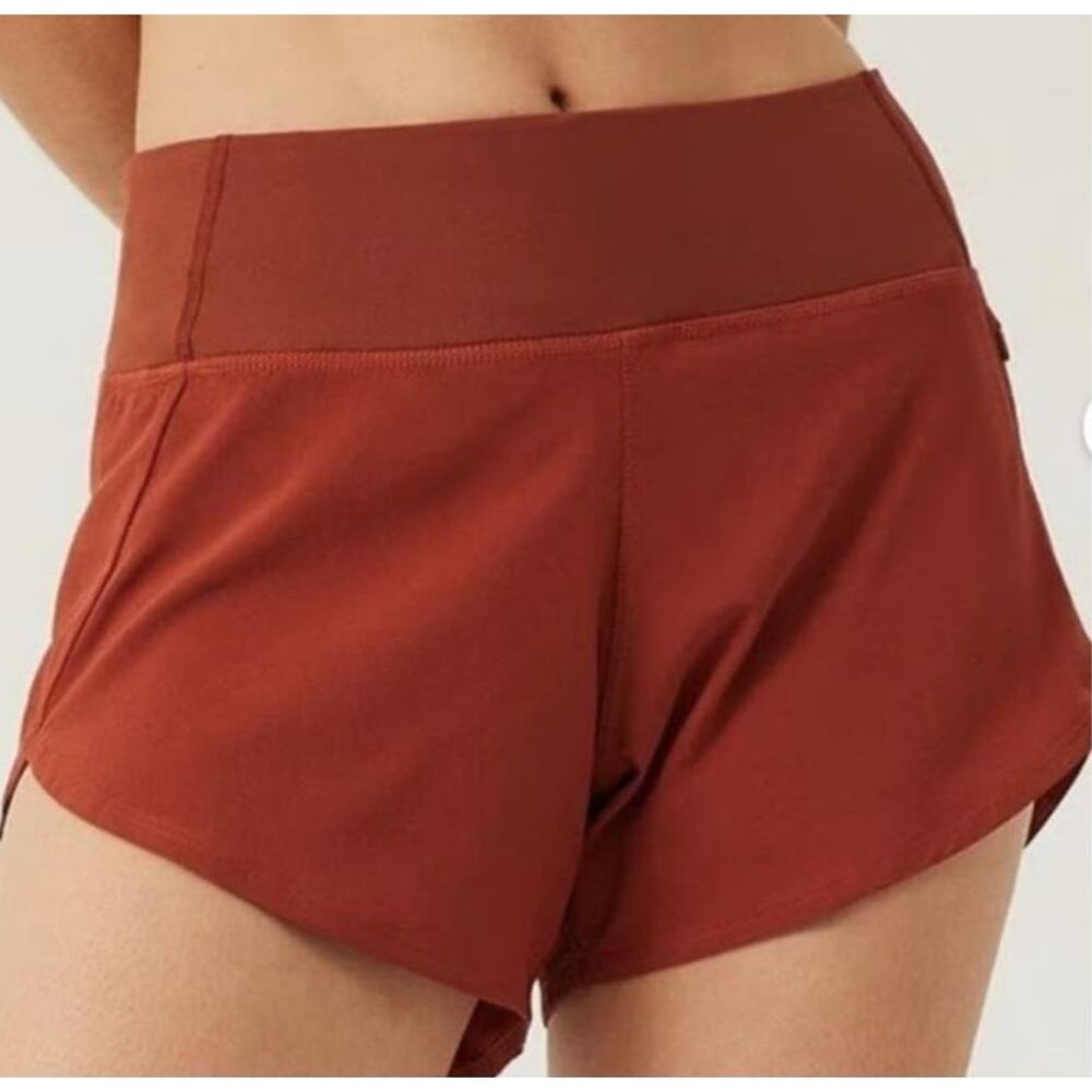 Outdoor Voices Rust Red Hudson Athletic Shorts - XXXL